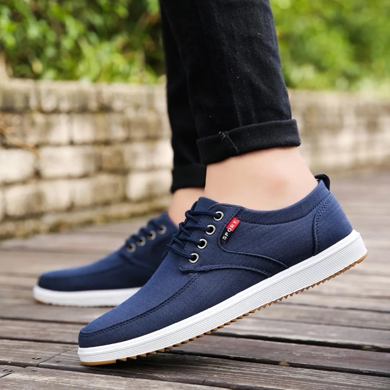 Men's Breathable Mesh Running Shoes Breathable Casual Comfortable Walking Sneaker Soft Flat Soled Elderly Shoes