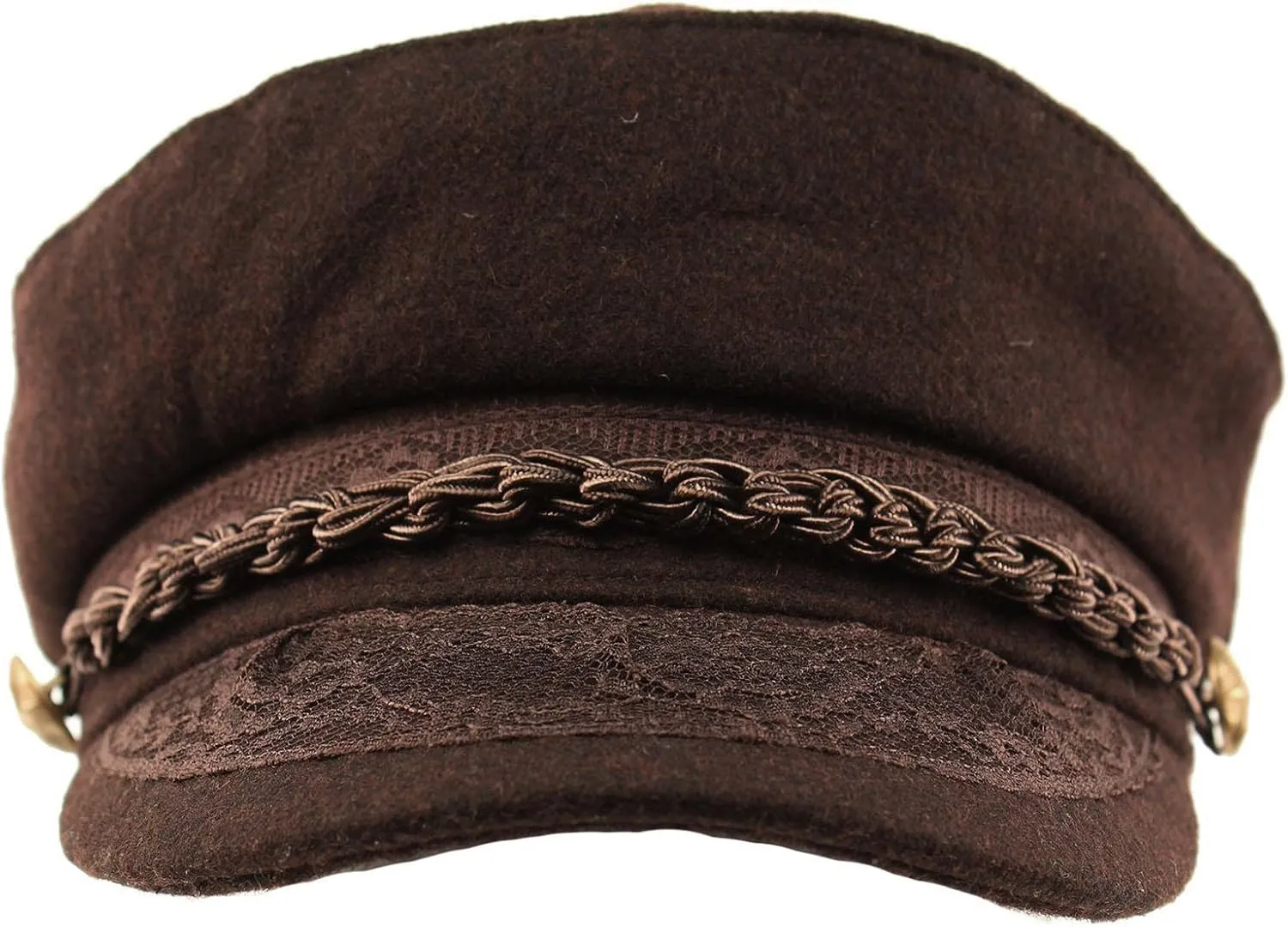 Men's Greek Fisherman Sailor Fiddler Winter Wool Driver Hat Flat Cap