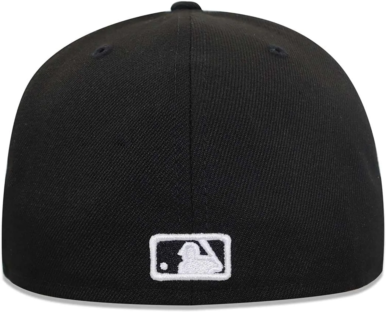 Men's MLB Boston Red Sox Basic 59Fifty Fitted Hat Black Outline