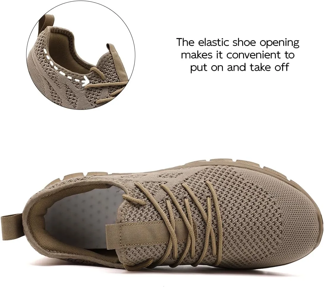 Men's Road Running Shoes Walking Tennis Sports Slip On Sneaker Workout Gym Comfortable Fashion Shoes for Men