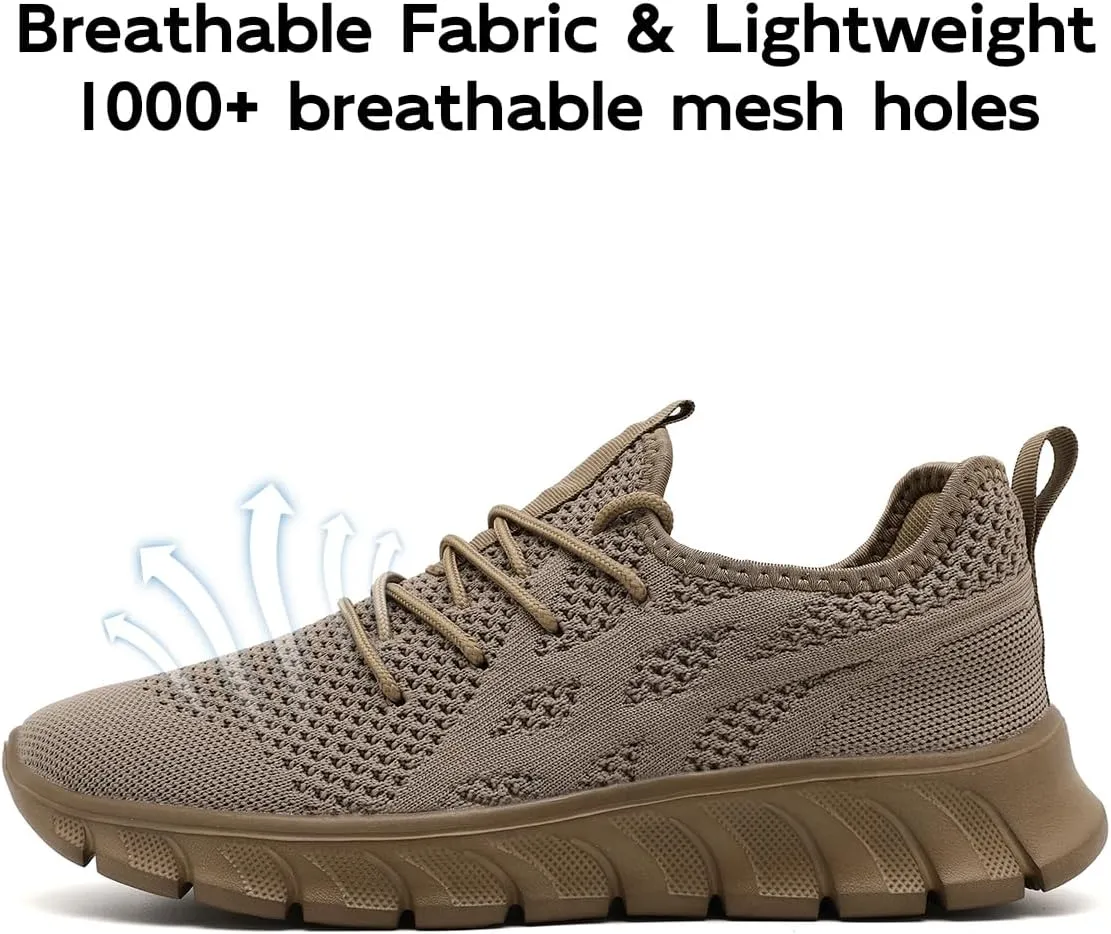 Men's Road Running Shoes Walking Tennis Sports Slip On Sneaker Workout Gym Comfortable Fashion Shoes for Men