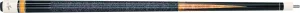 Meucci Cues Pool Cue with Black Sleeve and Black Bumper Weight: 21 oz.