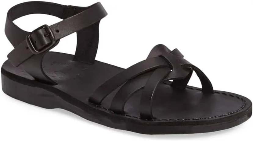 Miriam - Leather Slingback Buckle Sandal - Womens Sandals