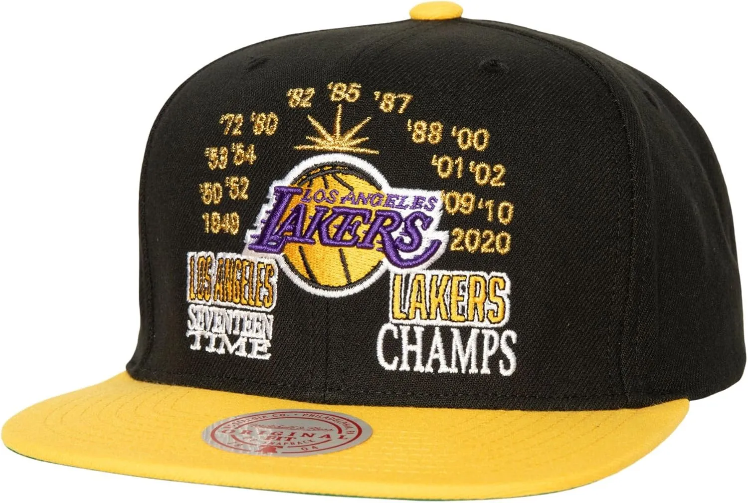Mitchell & Ness Men's Champ is Back Snapback Hat, Black