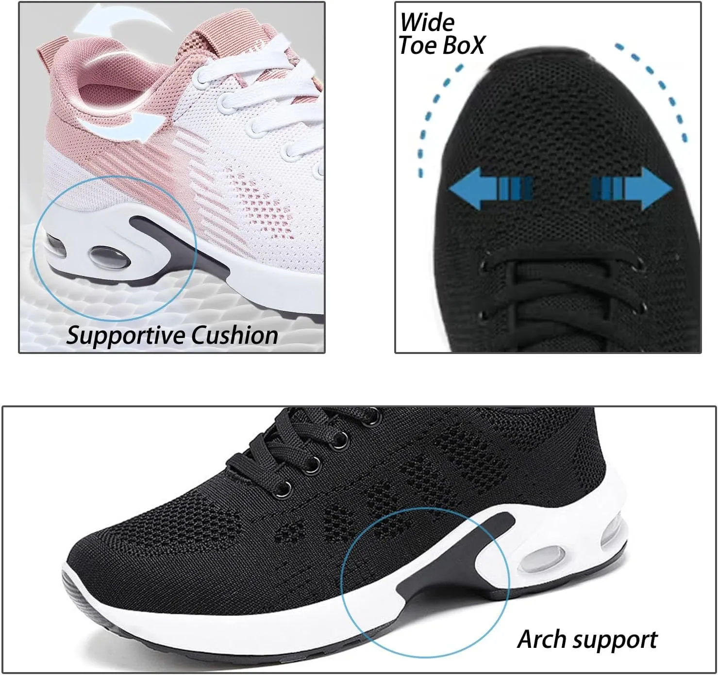 Musabela Orthopedic Shoes for Women, Musabela Ortho Pro Neuropathy Sneakers, Lightweight Comfortable Breathable Orthotic Classic Shoes
