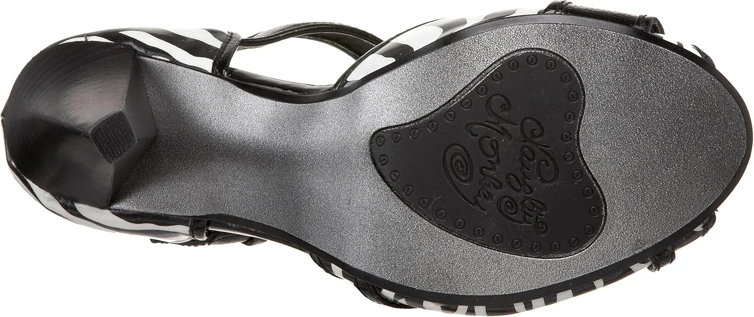 Naughty Monkey Women's Chutes and Ladders 2 Open Toe Pump