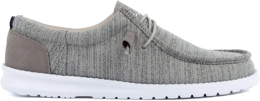 Nautica Men's Comfort Loafers, Slip-On Boat Shoe, Lightweight Casual Stretch Sneaker-Rushford