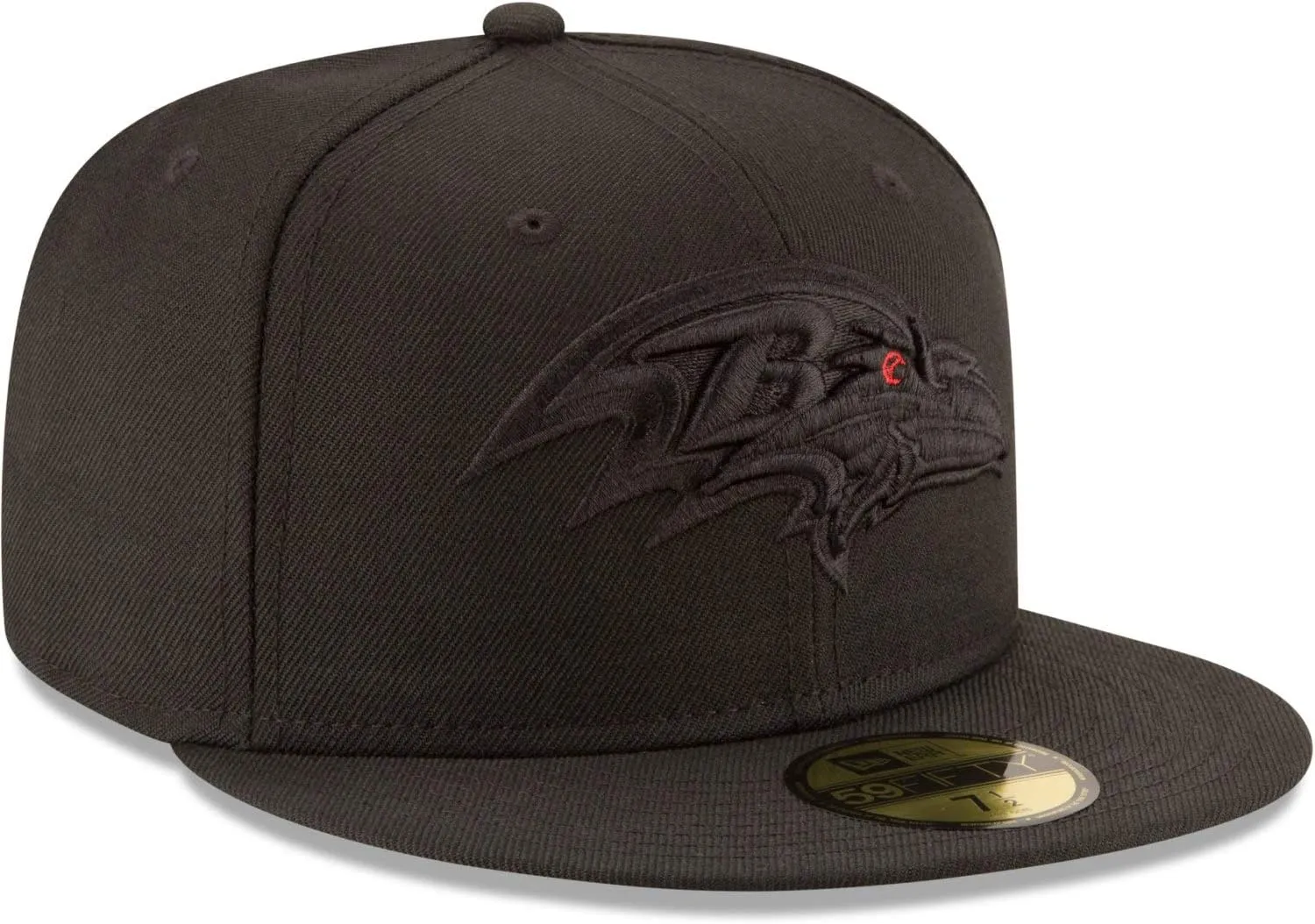 New Era Men's Cleveland Browns Black on Black 59FIFTY Fitted Hat