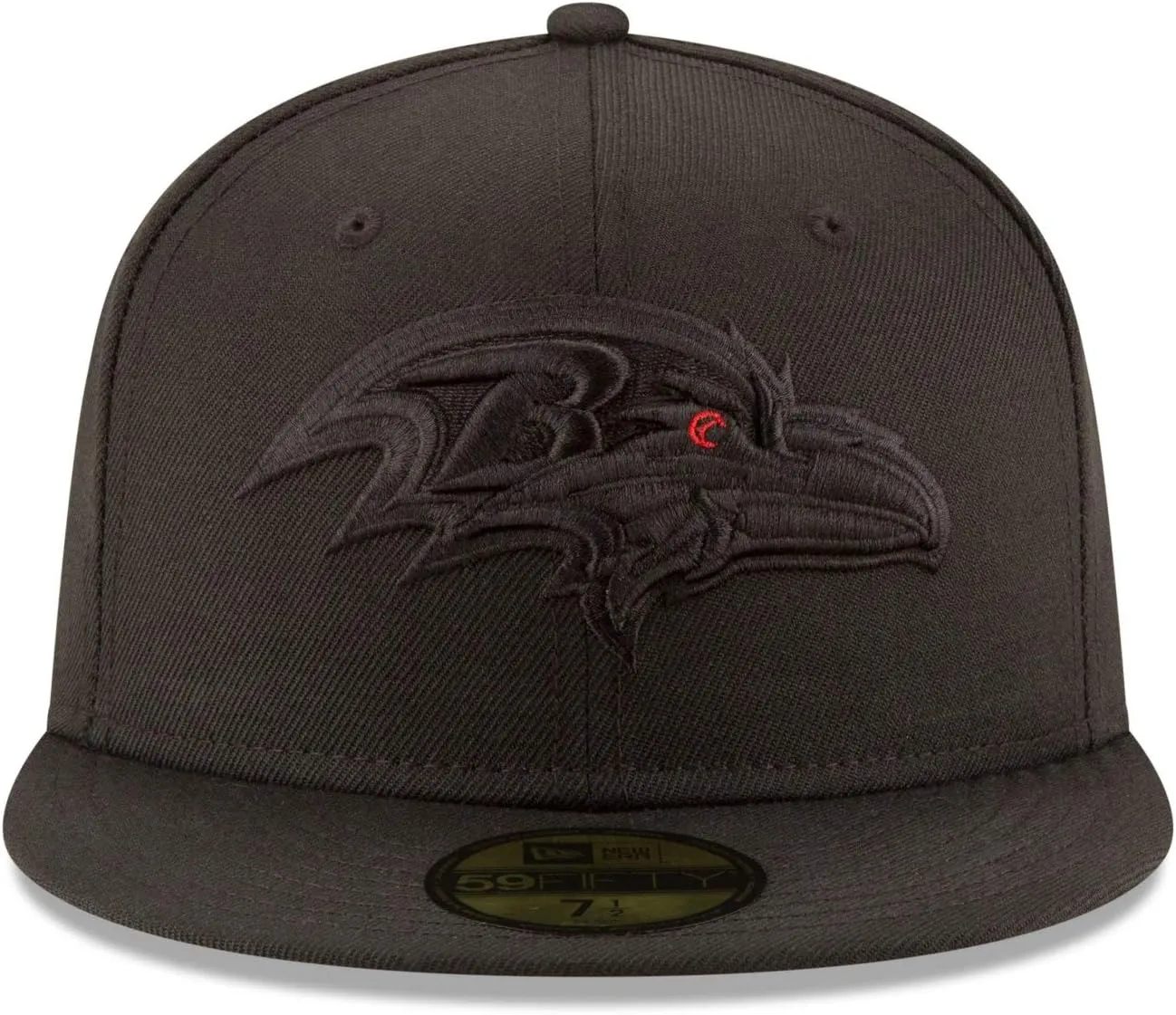 New Era Men's Cleveland Browns Black on Black 59FIFTY Fitted Hat