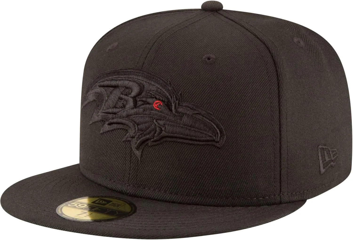 New Era Men's Cleveland Browns Black on Black 59FIFTY Fitted Hat