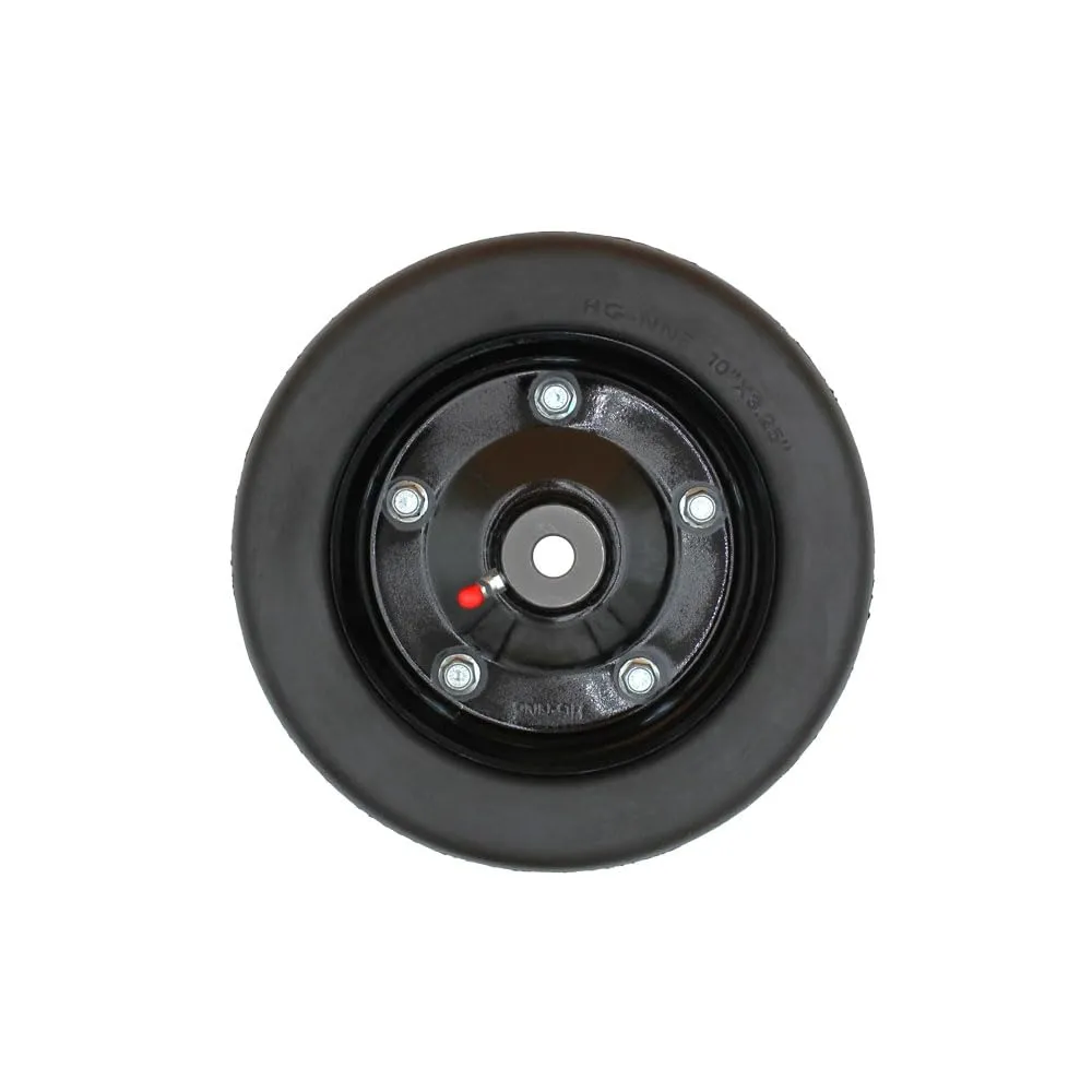 One Bush Hog Solid Finish Mower Wheel 10" x 3.25" Replaces 87750