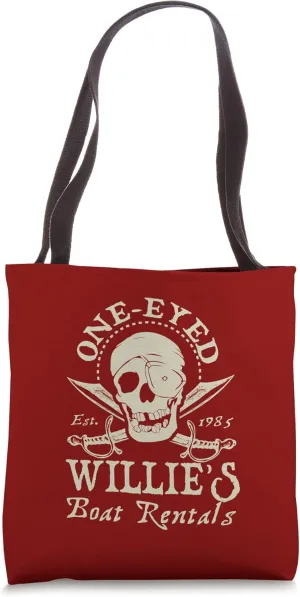 One-Eyed Willie Boat Rentals He Never Says Die Tote Bag