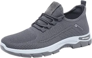 Ortho Shoes for Women Men Knitted Mesh Breathable Orthopedic Sneaker,Non Slip&Arch Support Soft-Soled Tennis Athletic Hiking Shoe,Lightweight Plantar Fasciitis Neuropathy Sneakers with Wide Toe Box
