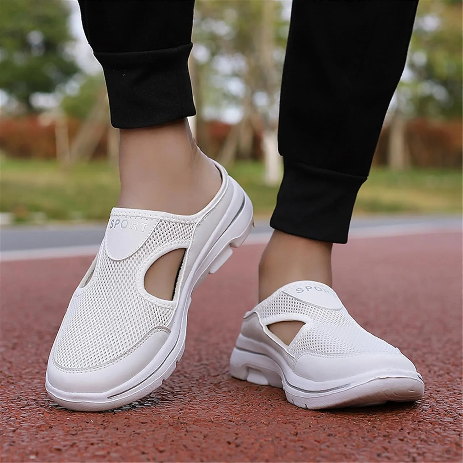 Orthopedic Sandals for Women Comfort Breathable Mesh Slippers Closed Toe Slides Sandal Lightweight Sport Shoes