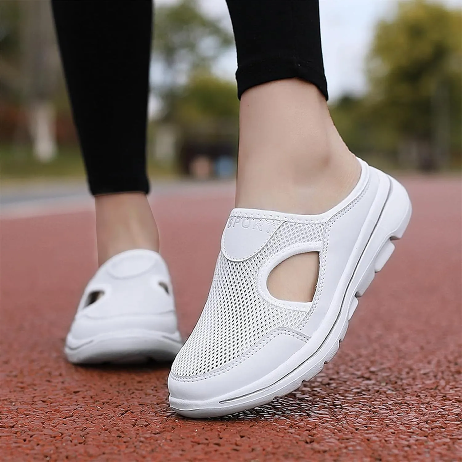 Orthopedic Sandals for Women Comfort Breathable Mesh Slippers Closed Toe Slides Sandal Lightweight Sport Shoes