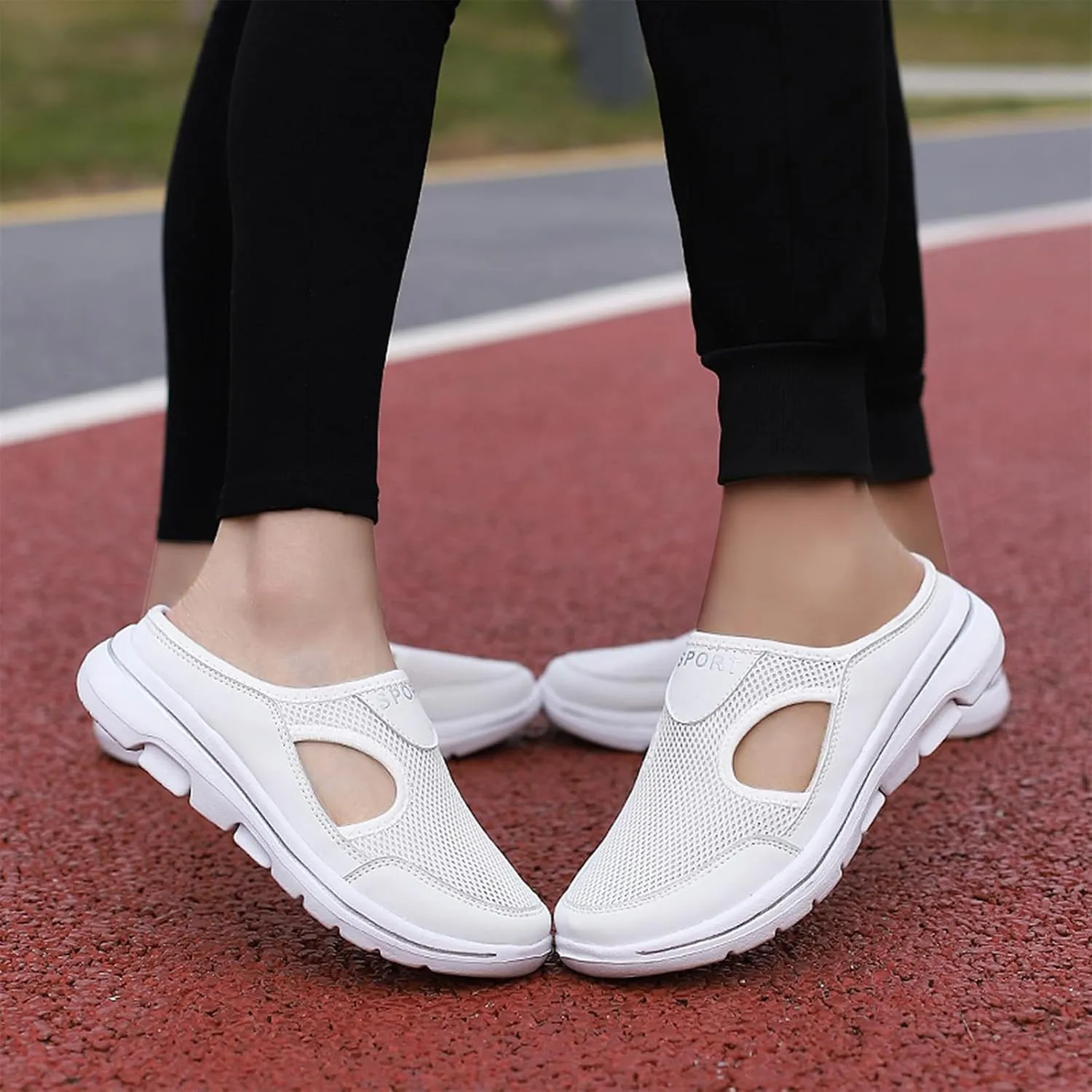 Orthopedic Sandals for Women Comfort Breathable Mesh Slippers Closed Toe Slides Sandal Lightweight Sport Shoes