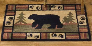 Park Designs Adirondack Bear Hooked Rug, 24 x 36