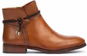 PIKOLINOS Flat Ankle Boots Leather Royal for Woman