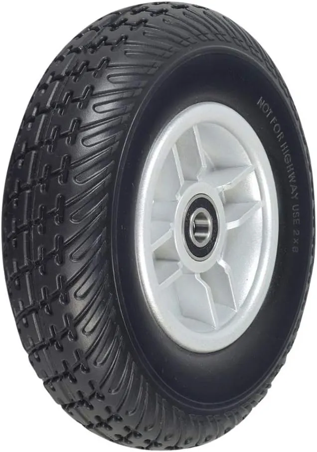 Pride Mobility Flat-Free Rear Wheel Assembly for Go-Go Elite Traveller Plus 3 & 4 Wheel Scooters (Part WHLASMB1835)