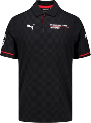 PUMA Porsche Motorsport Men's Team Polo - Black