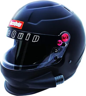 RACEQUIP Side Air Full Face Helmet PRO20 Series Snell SA2020 Rated Flat Black Medium 296993
