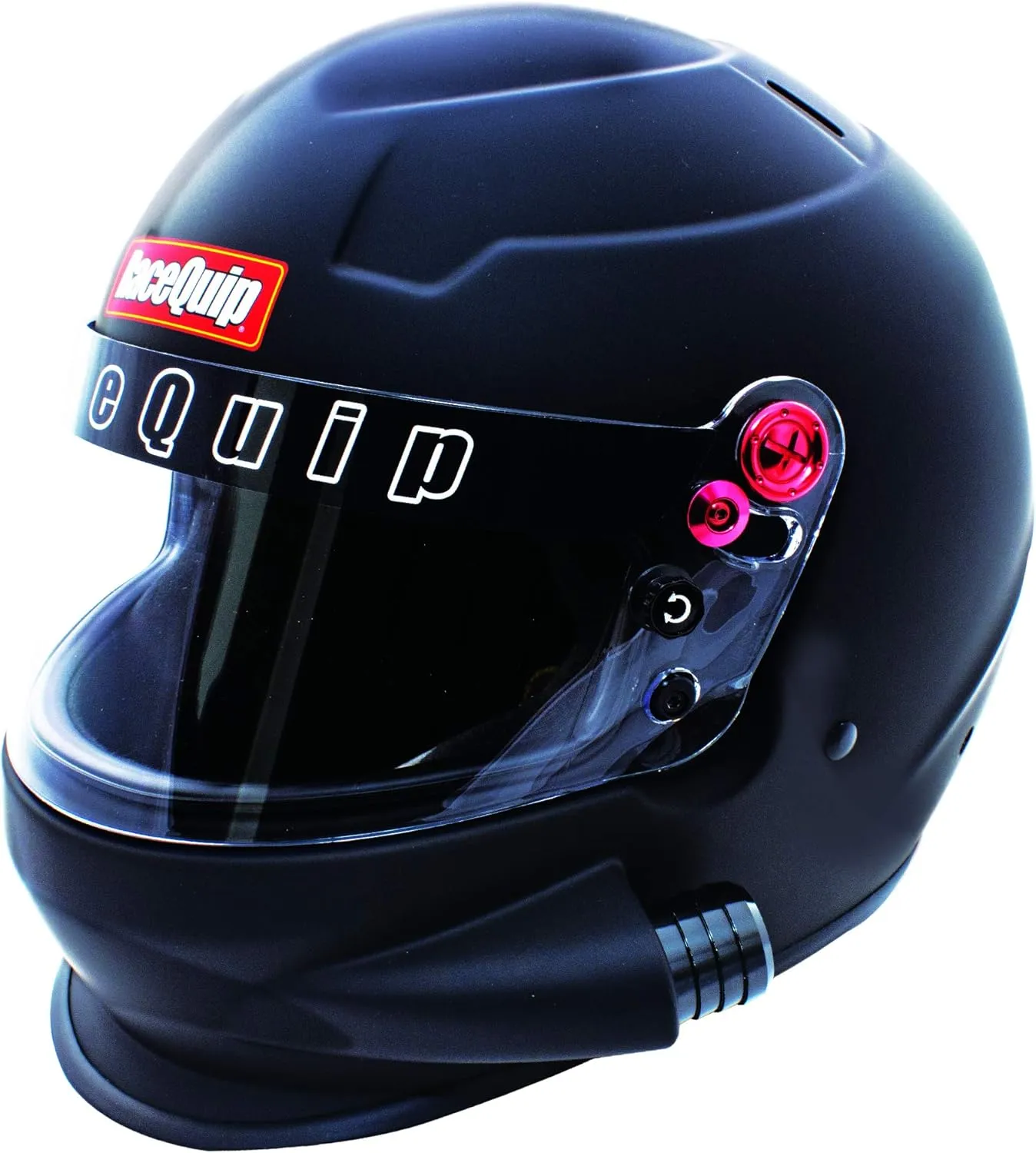 RACEQUIP Side Air Full Face Helmet PRO20 Series Snell SA2020 Rated Flat Black Medium 296993