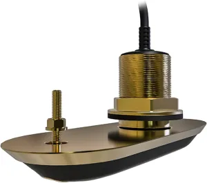 Raymarine Axiom RV-200 RealVision 3D Bronze Thru Hull 0° Low Profile Transducer, Black, 8"