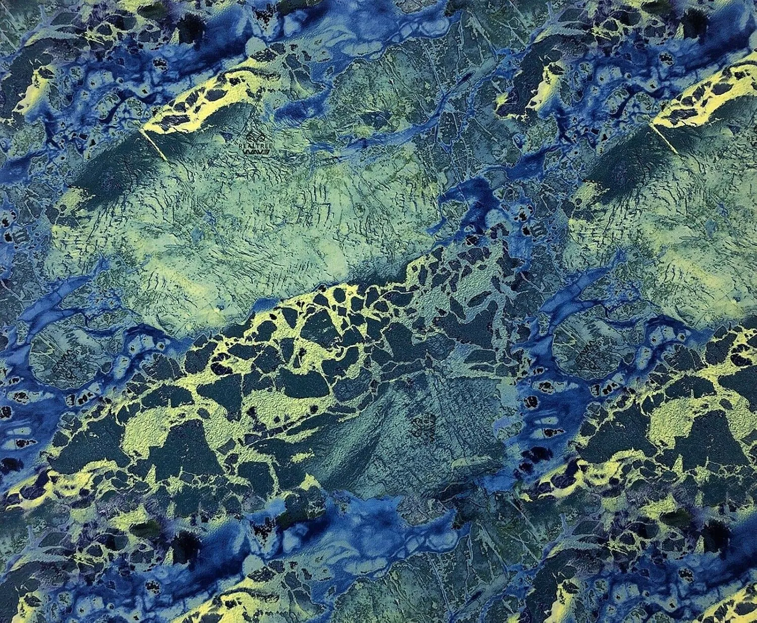 Realtree Wav3 Contrast Printed Canvas Tough Duck 600D Hunting Camo Water Resistant Outdoor Fabric 59" Wide Sold by The Yard