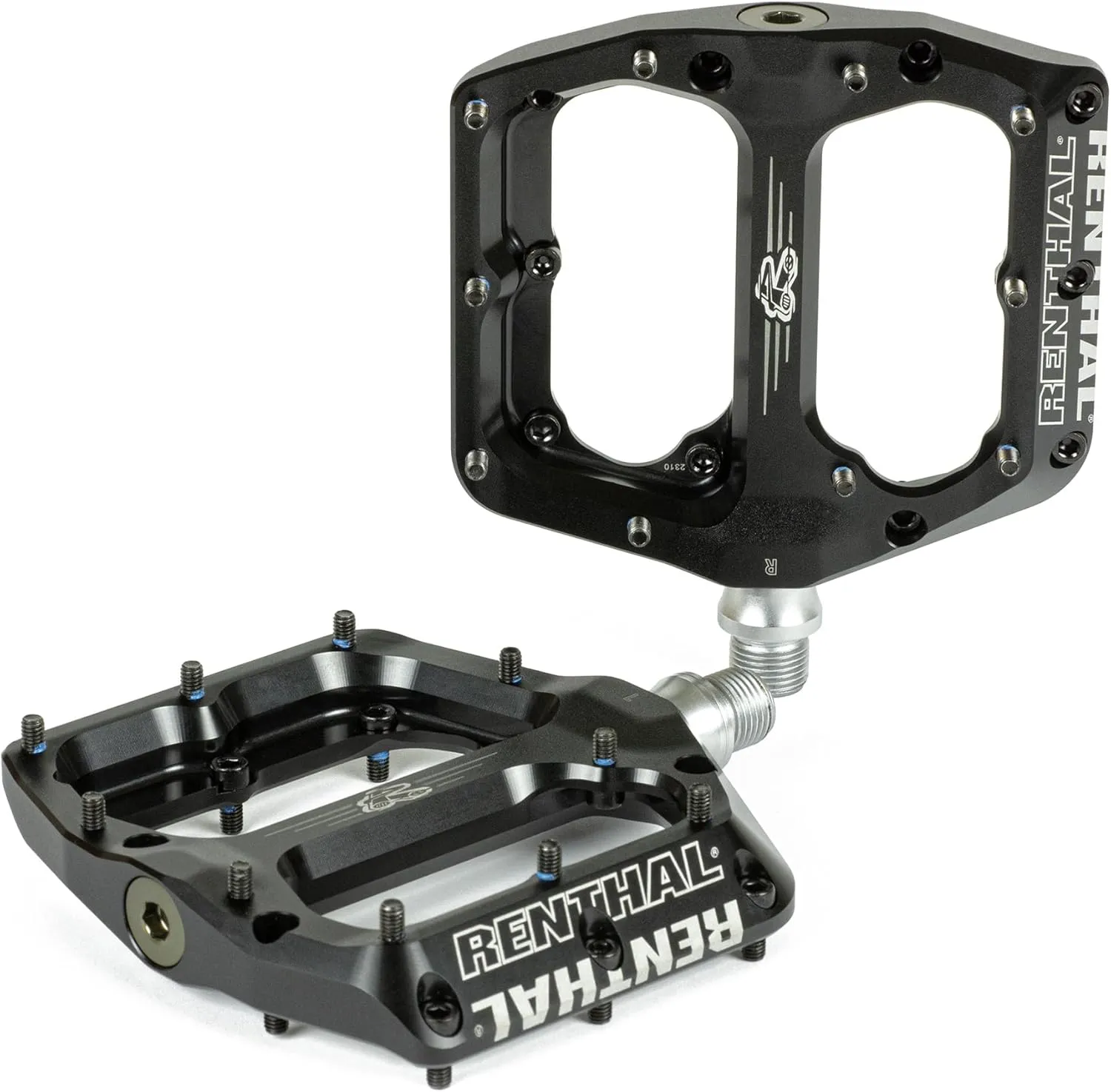 Renthal Revo-F Flat Pedals Black, One Size
