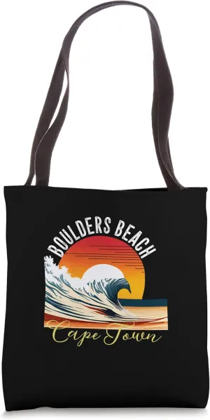 Retro Vintage Boulders Beach Souvenir Apparel Boulders Beach Tote Bag
