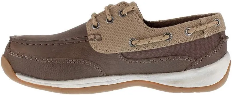 Rockport Women's Sailing Club Safety Toe Three Eye Tie Boat Shoe