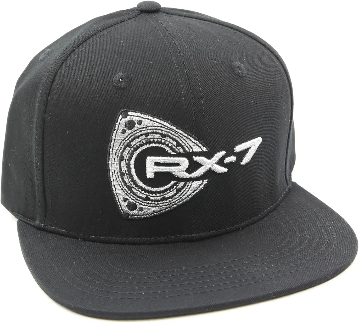 Rotary13B1 RX-7 Baseball Cap - Black Flat Brim