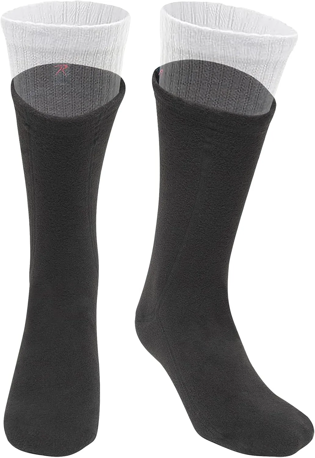 Rothco Polar Fleece Boot Liners, Black, M
