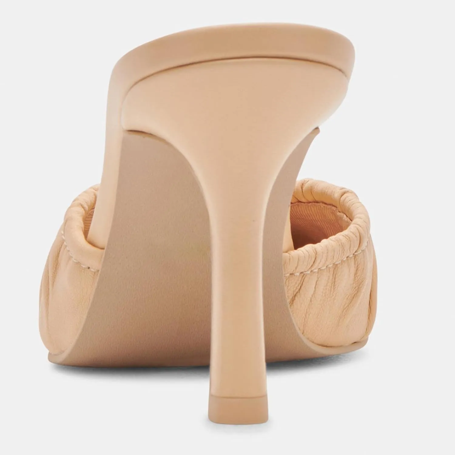 Ruched Kitten Heels for Women with Bows Comfortable Pointed Toe Mule Dressy Heels Sexy Slip on Stiletto Heels Pumps.