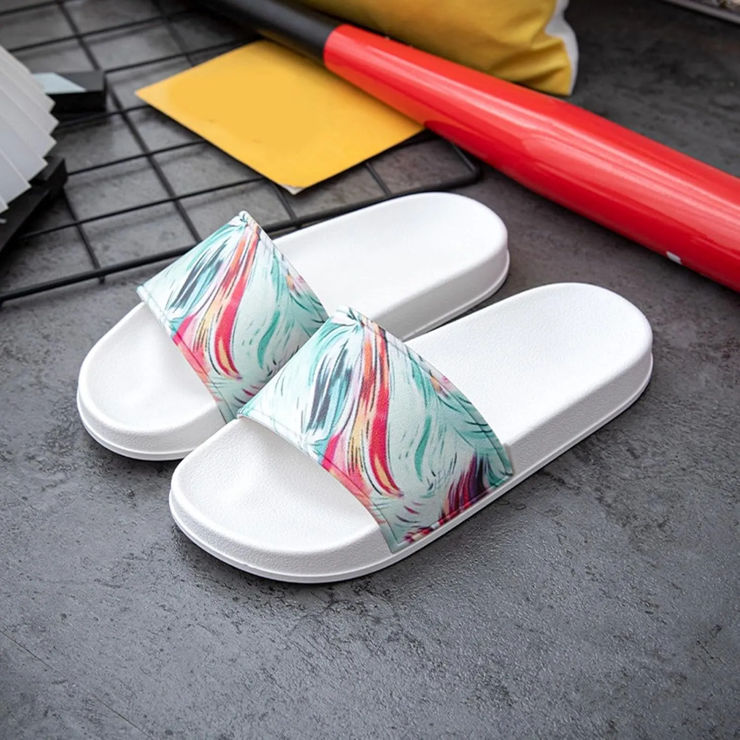 Sandals Women Dressy Summer Fashion Floral Pattern Men And Women Indoor Home Bathing Outside Wear Home Versatile One