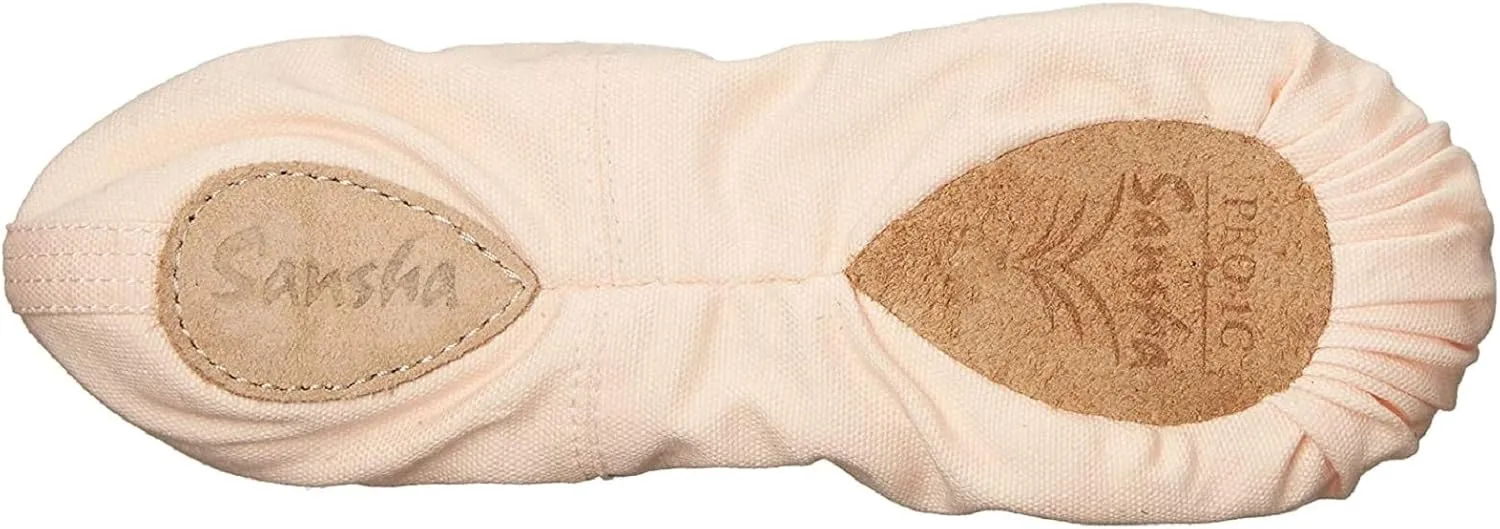 SANSHA Women's Pro 1 Canvas Ballet Slipper