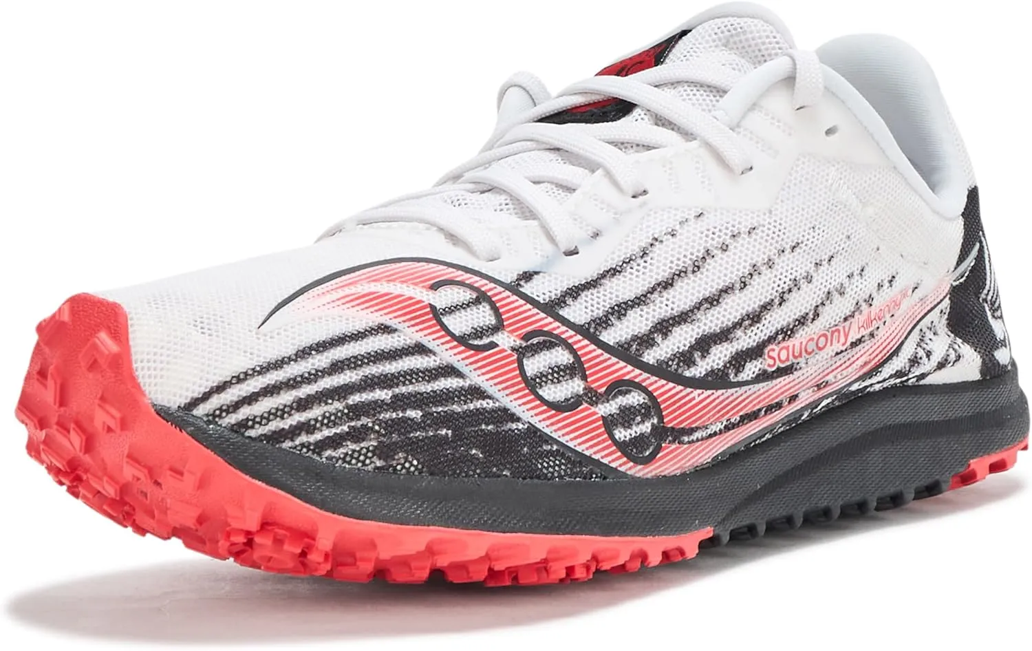 Saucony Women's Kilkenny XC 9 Flat Sneaker, White/Black, 7
