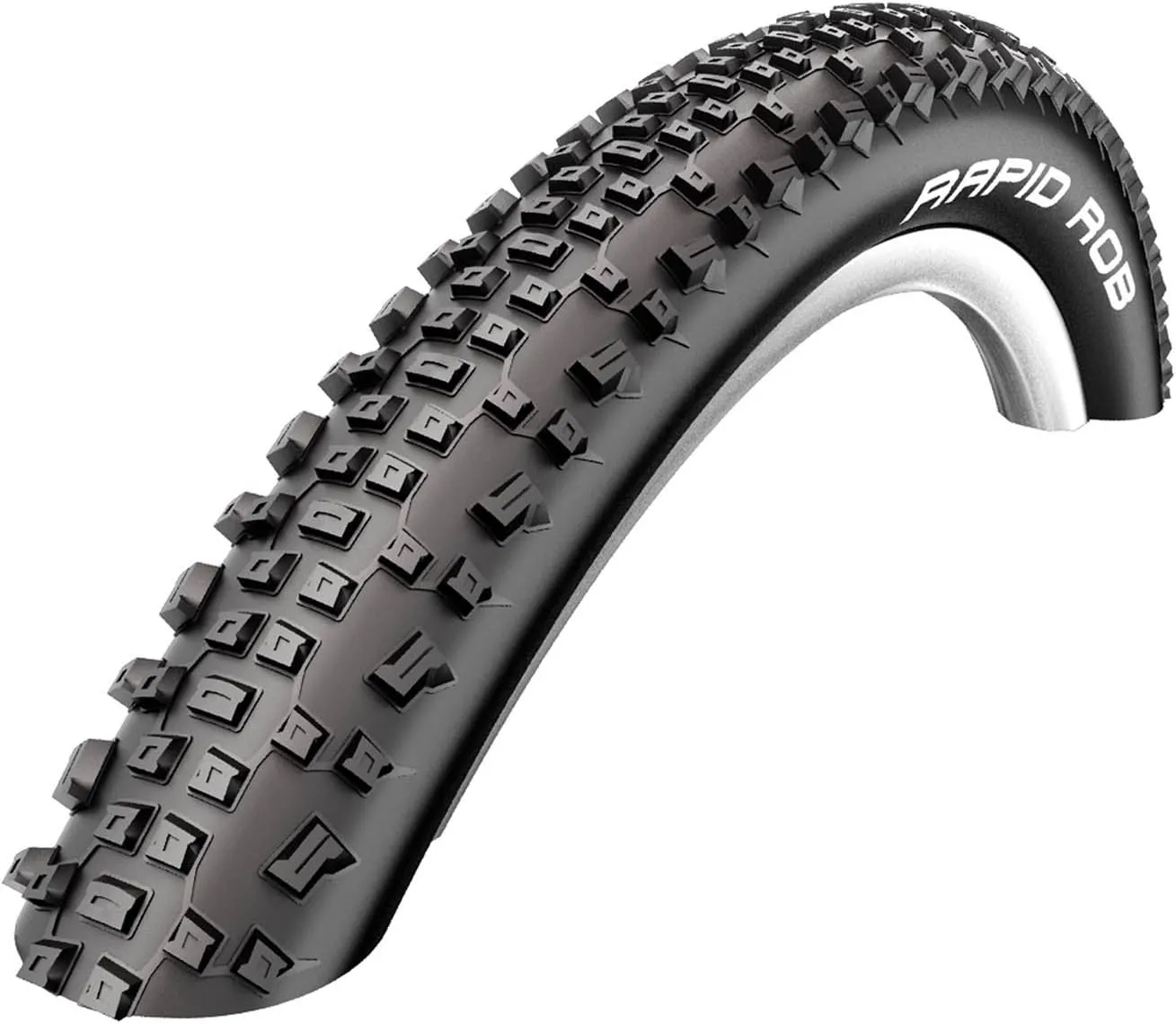 Schwalbe Rapid Rob HS 391 Mountain Bicycle Tire - Wire Bead (Black - KevlarGuard - 27.5 x 2.25)