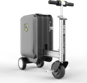 SE3S Riding Luggage Rideable Suitcase Electric Scooter Luggage Carry On Luggage (black)