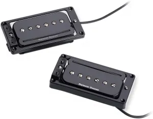 Seymour Duncan 11303-03-B1 P-Rails with LP Triple Shot Set (Arched Top) - Black