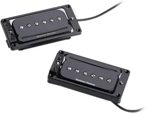 Seymour Duncan 11303-03-B2 P-Rails with Flat Triple Shot Set (Flat Top) - Black