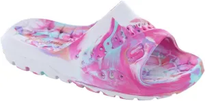 Skechers Foamies HoganColor Splashed 86781L Girls ToddlerYouth Sandal 12 M US Little Kid LavenderMulti