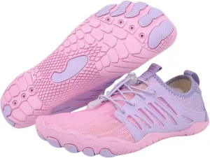 Smoneyful Hike Barefoot Shoes for Women Men, Breathable, Non-Slip Athletic Footwear, Wide Toe Water Shoes, Grounding Shoes and Grounding Barefoot Shoes for Barefoot Womens