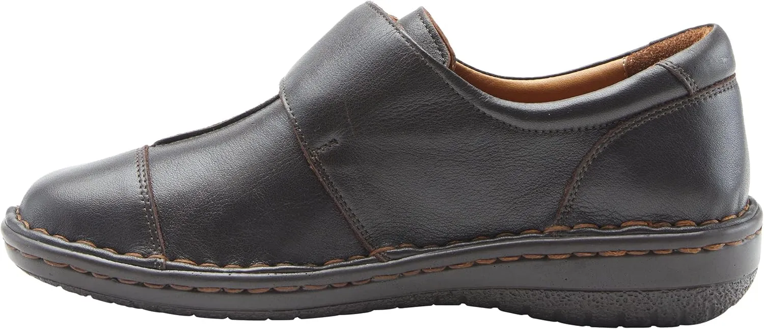Spring Step Women's Kaminia Leather Slip-On Shoe with Adjustable Strap