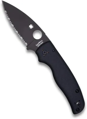 Spyderco Shaman Signature Knife with 3.58" CPM S30V Black Steel Blade and Black Matte-Finished G-10 Handle - SpyderEdge - C229GSBK
