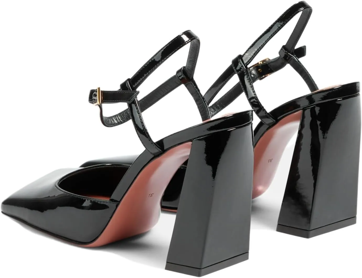 Square Closed Toe Satin Pumps Shoes for Women,Chunky High Heel Adjustable Buckle Block with Ankle Strap Heel Sandals Slip On Mary Janes Pumps Fashion Dress Office Evening Party Bride Wedding Shoes
