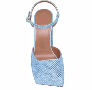 Square Closed Toe Satin Pumps Shoes for Women,Chunky High Heel Adjustable Buckle Block with Ankle Strap Heel Sandals Slip On Mary Janes Pumps Fashion Dress Office Evening Party Bride Wedding Shoes