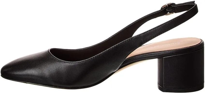 Stuart Weitzman Bridgt 50 Leather Slingback Pump