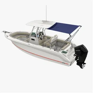 T-Top Boat Shade Stern Shade Extension Kit Stainless Still Boat-Cover Shade Top Canopy Water Sun Proof UV Protection (Color : 1.8x2.1x1.5m Blue)