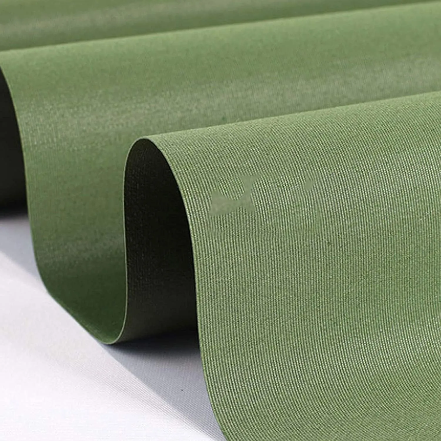 Tarpaulin, Waterproof Heavy-Duty Green Tarp Premium Quality Canvas Cover ，Canvas Tarp with Grommets，Tear-Resistant, UV-Resistant Camping Tarp,8x12m